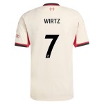 Günstige Fußballtrikots Liverpool Wirtz 7 Auswärtstrikot 2025-26 Kurzarm